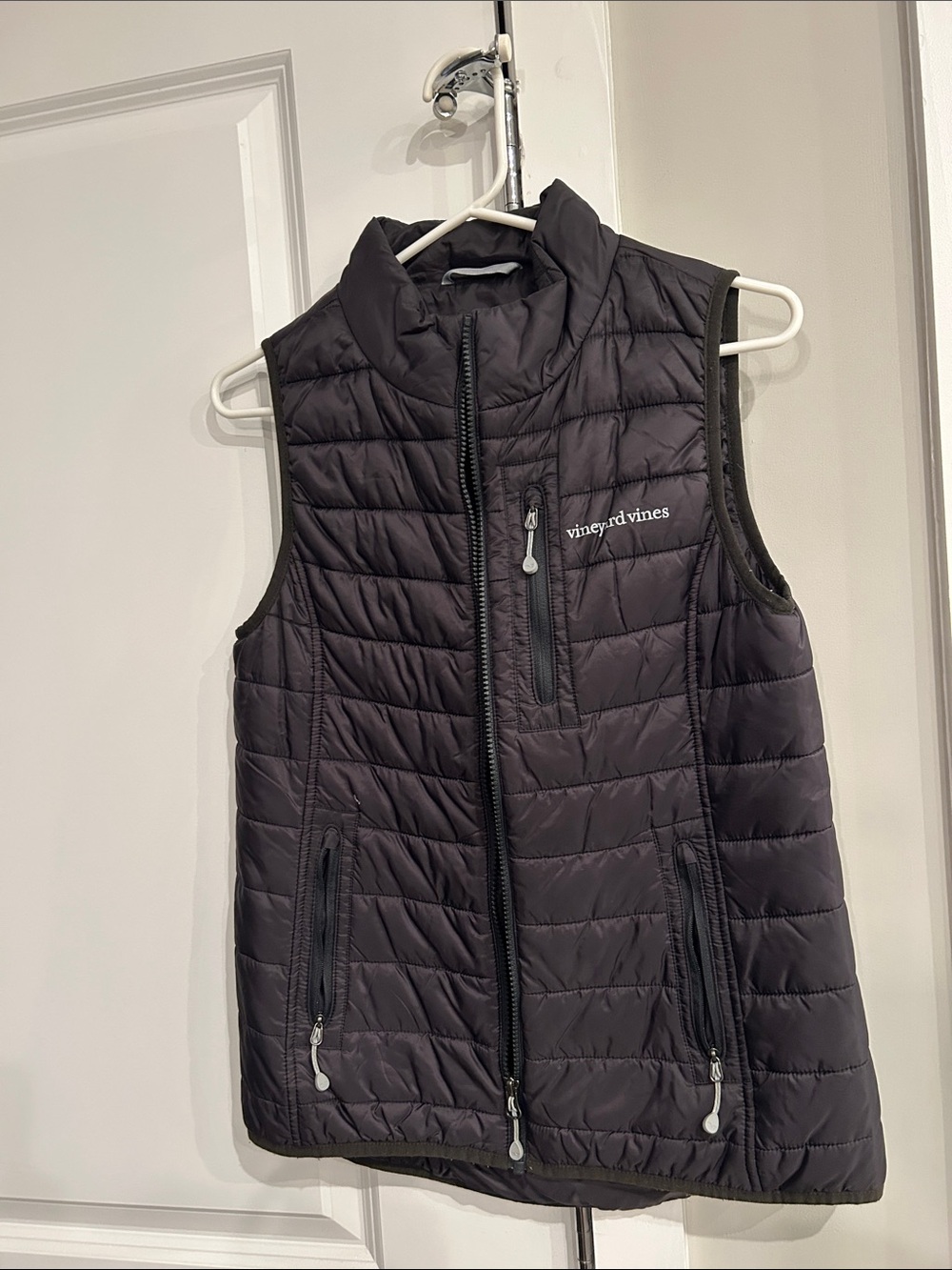 Vineyard Vines Quilted Puffer Vest - Dark Charcoal